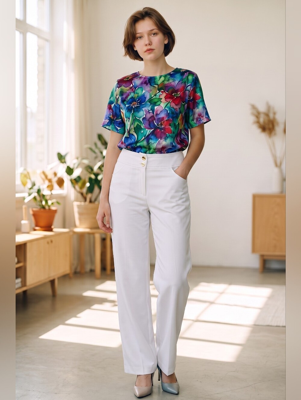 Anne Klein - Two Button Dress Pants